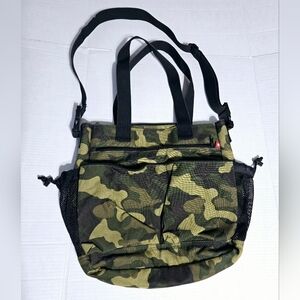 SKIP HOP Camouflage‎ Diaper Bag Army Green Camo Messenger Baby Diaper Bag